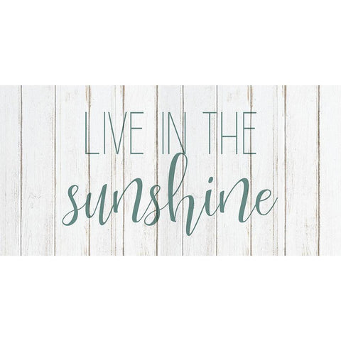 Live in the Sun 2 Gold Ornate Wood Framed Art Print with Double Matting by Kimberly, Allen