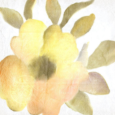 Summer Blooms 1 Gold Ornate Wood Framed Art Print with Double Matting by Kimberly, Allen