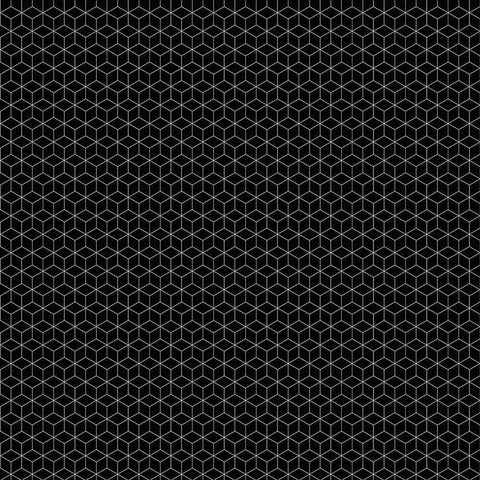 Black and White Pattern 2 White Modern Wood Framed Art Print by Kimberly, Allen