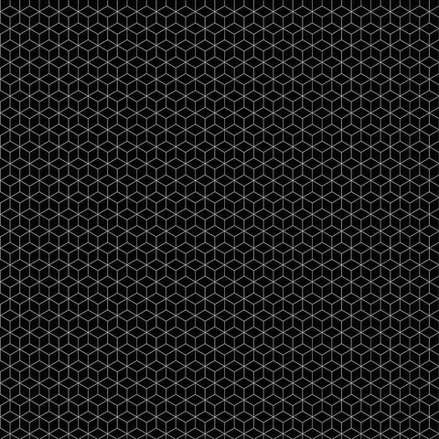 Black and White Pattern 2 White Modern Wood Framed Art Print with Double Matting by Kimberly, Allen
