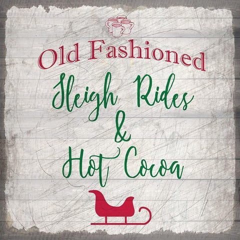 Nostalgic Christmas 4 Black Modern Wood Framed Art Print by Kimberly, Allen