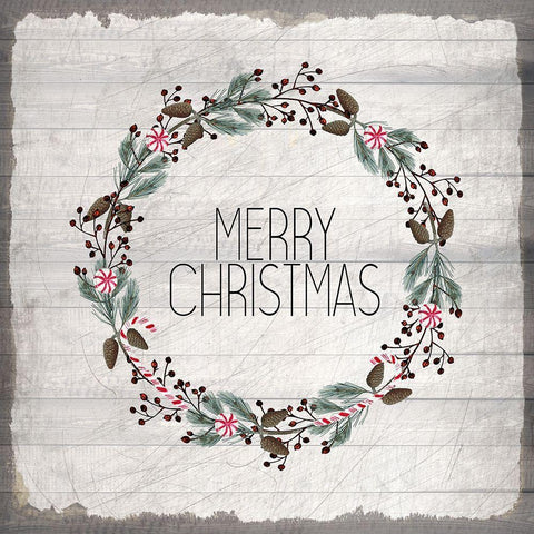 Nostalgic Christmas 9 Black Modern Wood Framed Art Print by Kimberly, Allen