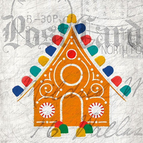 Nostalgic Christmas 7 Gold Ornate Wood Framed Art Print with Double Matting by Kimberly, Allen