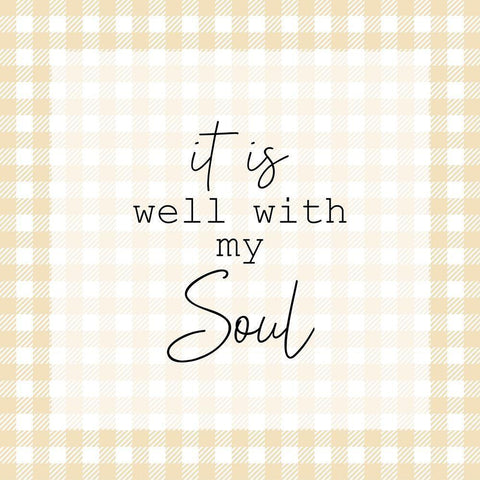 It is Well White Modern Wood Framed Art Print with Double Matting by Kimberly, Allen