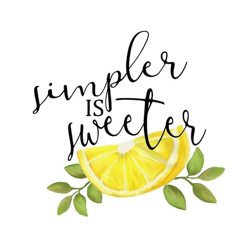 Fresh Lemons 5 White Modern Wood Framed Art Print by Kimberly, Allen