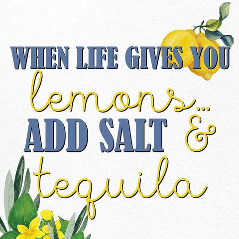 Lemon Tile 7 White Modern Wood Framed Art Print by Allen, Kimberly