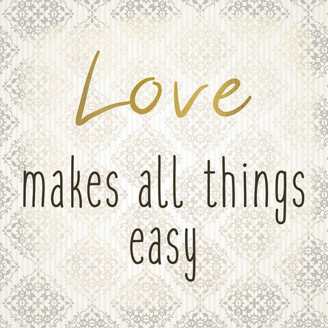 Faith Hope Love 3 White Modern Wood Framed Art Print with Double Matting by Kimberly, Allen