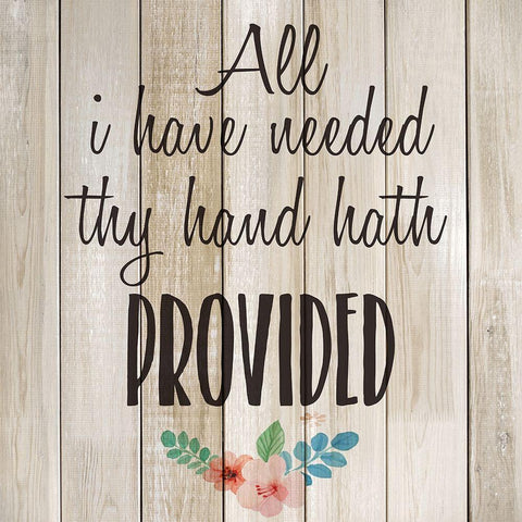 All I Have White Modern Wood Framed Art Print by Kimberly, Allen