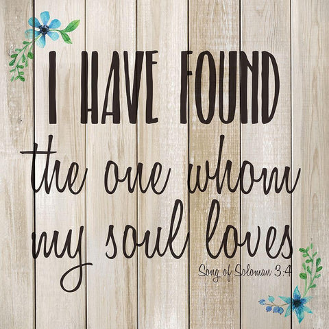 I Have Found White Modern Wood Framed Art Print by Kimberly, Allen