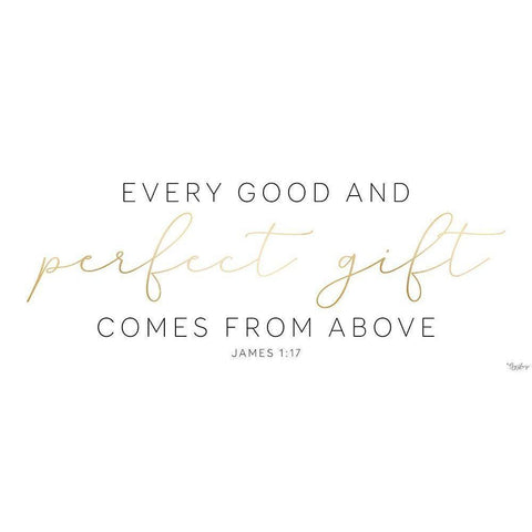 Perfect Gift White Modern Wood Framed Art Print by Louise, Gigi