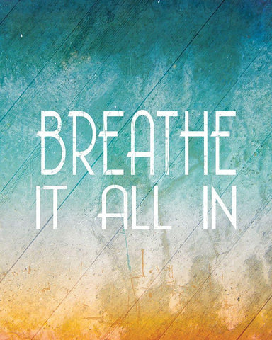 Breathe It All In Black Ornate Wood Framed Art Print with Double Matting by Louise, Gigi