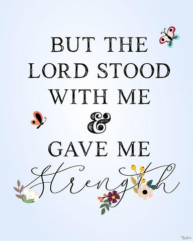 Lord Stood White Modern Wood Framed Art Print with Double Matting by Louise, Gigi