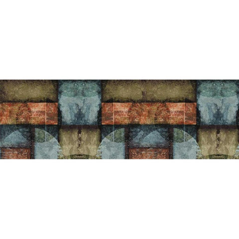Circle Black Modern Wood Framed Art Print with Double Matting by Emery, Kristin