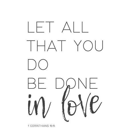 All You Do White Modern Wood Framed Art Print by Straatsma, Leah