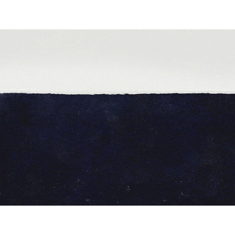 Blue Oyster Black Modern Wood Framed Art Print with Double Matting by Straatsma, Leah
