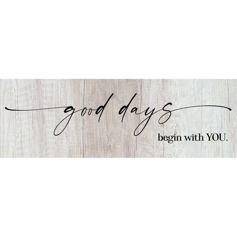 Good Days Gold Ornate Wood Framed Art Print with Double Matting by Hogan, Melody