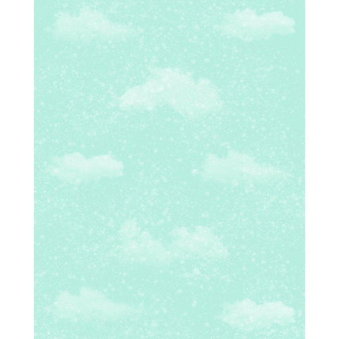 Unique Sparkle Clouds Gold Ornate Wood Framed Art Print with Double Matting by Hogan, Melody