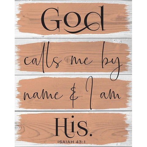 God Wood Panels 3 White Modern Wood Framed Art Print by Hogan, Melody