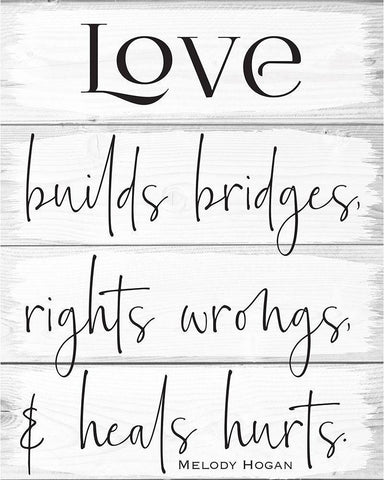 Life Wood Panels 2 White Modern Wood Framed Art Print with Double Matting by Hogan, Melody