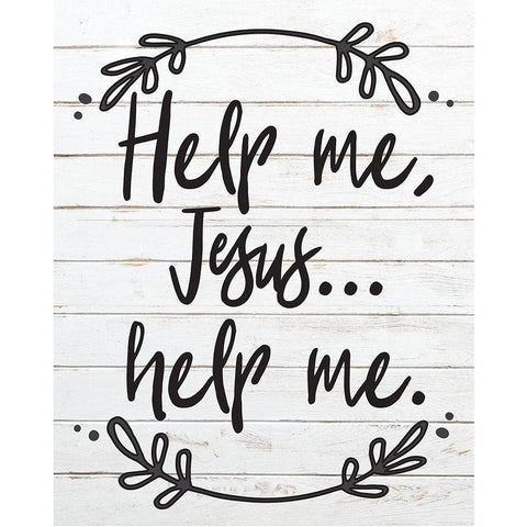 God Bless 6 Black Modern Wood Framed Art Print by Hogan, Melody