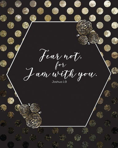 Gold Foil I Am 3 White Modern Wood Framed Art Print with Double Matting by Hogan, Melody