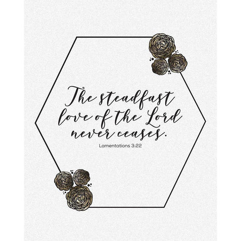 Gold Foil Steadfast 2 Black Modern Wood Framed Art Print with Double Matting by Hogan, Melody