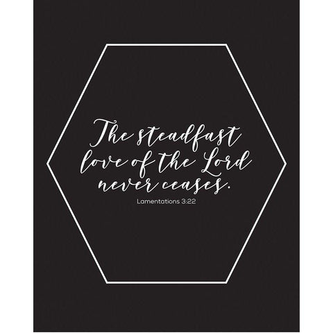 Gold Foil Steadfast White Modern Wood Framed Art Print by Hogan, Melody