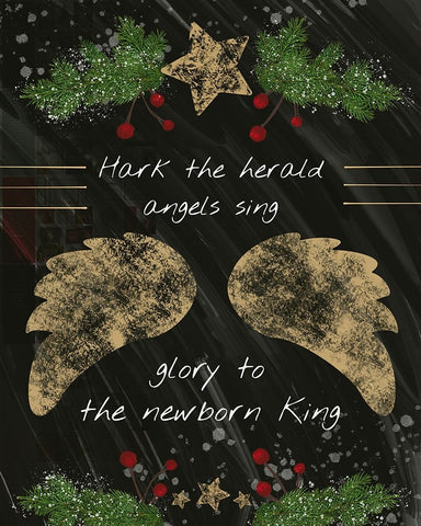 Newborn King Black Ornate Wood Framed Art Print with Double Matting by Hogan, Melody