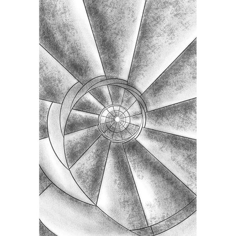Stairway To Heaven Black Modern Wood Framed Art Print by Prime, Marcus