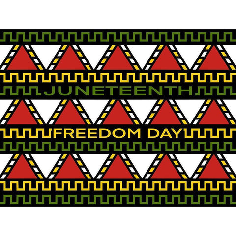 Freedom Patterns Gold Ornate Wood Framed Art Print with Double Matting by Prime, Marcus
