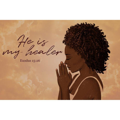 My Healer White Modern Wood Framed Art Print by Prime, Marcus