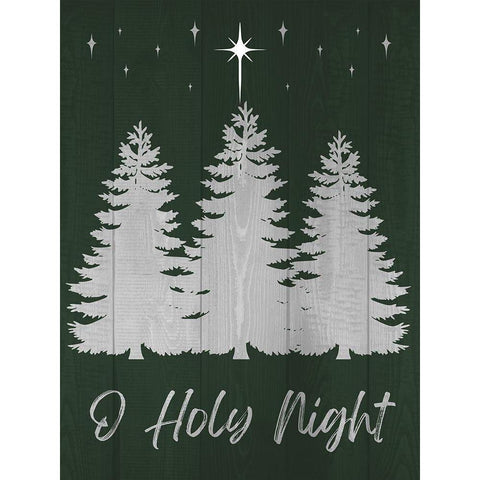 O Holy Night Black Modern Wood Framed Art Print by Prime, Marcus