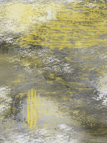 Lit Concrete Jungle 2 White Modern Wood Framed Art Print with Double Matting by Prime, Marcus