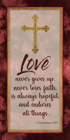 Endure All Black Ornate Wood Framed Art Print with Double Matting by Prime, Marcus