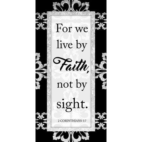 Live By Faith 2 Gold Ornate Wood Framed Art Print with Double Matting by Prime, Marcus