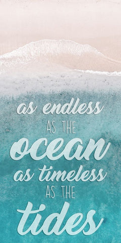 Timeless Tides White Modern Wood Framed Art Print with Double Matting by Prime, Marcus