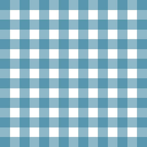 Gingham Pattern 3 Gold Ornate Wood Framed Art Print with Double Matting by Prime, Marcus