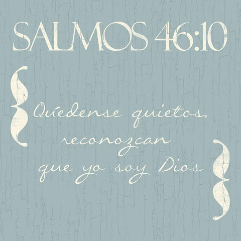 Salmos Quedense Black Ornate Wood Framed Art Print with Double Matting by Villa, Mlli