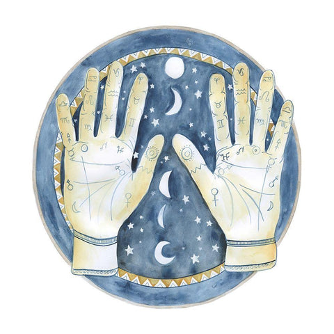 Sky High Five Black Ornate Wood Framed Art Print with Double Matting by Varacek, Pam