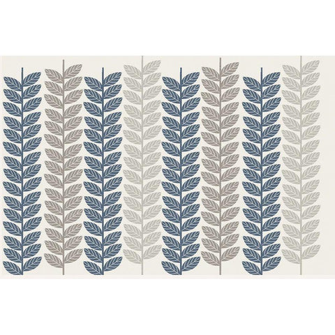 Vine Leaves 3 Gold Ornate Wood Framed Art Print with Double Matting by Lula Bijoux and Company