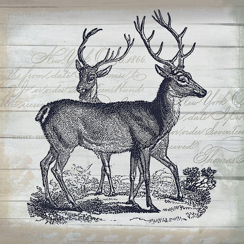 Wandering Gold Ornate Wood Framed Art Print with Double Matting by Lula Bijoux and Company