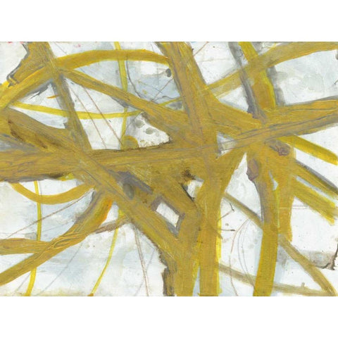 Golden Webbing 1 Gold Ornate Wood Framed Art Print with Double Matting by Haynes, Smith