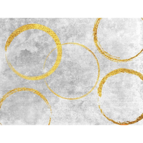 In The Loop White Modern Wood Framed Art Print by Lewis, Sheldon