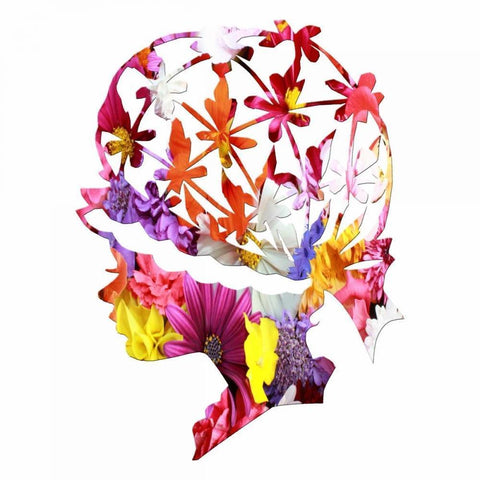 Floral Fashion 2 Black Modern Wood Framed Art Print by Lewis, Sheldon