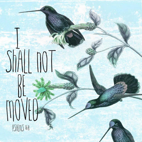 I Shall Not Gold Ornate Wood Framed Art Print with Double Matting by Lewis, Sheldon