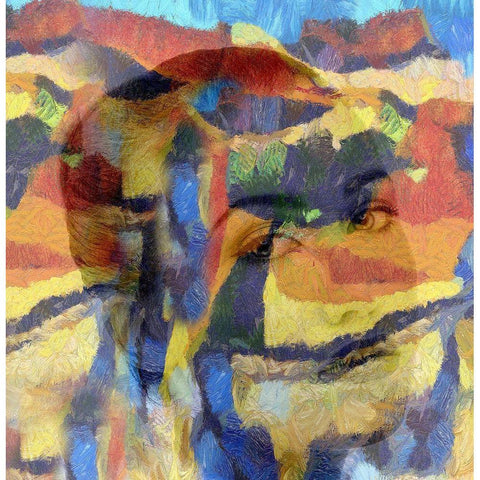 Abstract Beauty Black Modern Wood Framed Art Print by Lewis, Sheldon