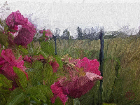 Seeing What Monet Saw White Modern Wood Framed Art Print with Double Matting by Butcher, Sarah