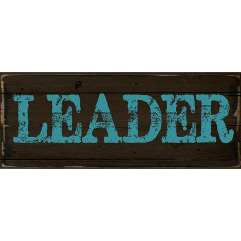 LEADER 2 Black Modern Wood Framed Art Print with Double Matting by Greene, Taylor