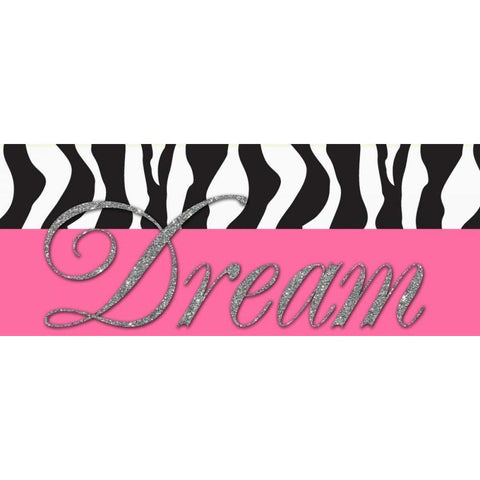 Dream Glitter Black Modern Wood Framed Art Print by Greene, Taylor