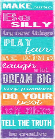 MAKE MUSIC STRIPE White Modern Wood Framed Art Print with Double Matting by Greene, Taylor